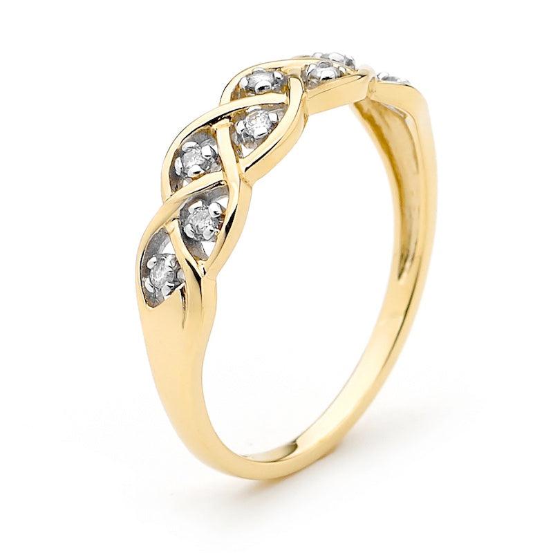 Dreamweaver Ring with Diamonds - Monroe Yorke Diamonds — view 3