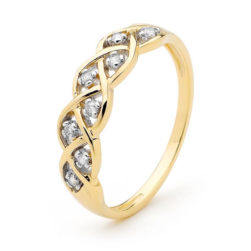 Dreamweaver Ring with Diamonds