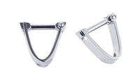 Brushed Rhodium Wraparound Cufflinks thumbnail 1