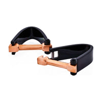 Black & Rose Gold Plated Wrap Around Cufflinks thumbnail 3