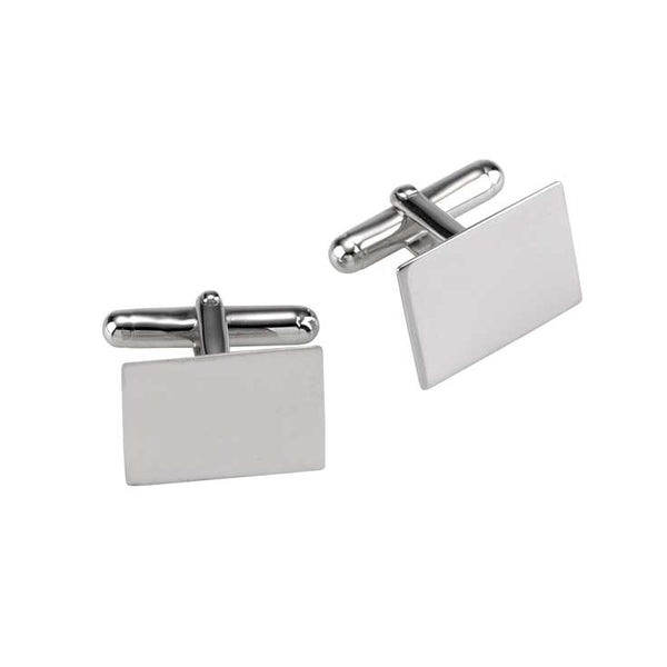 Sterling Silver Flat Rectangle