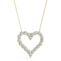 Kitty - Diamond Heart Pendant 0.60 carats. Lab Grown Diamonds thumbnail 3