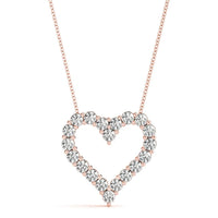 Kitty - Diamond Heart Pendant 0.60 carats. Lab Grown Diamonds thumbnail 4