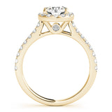 Lana - Halo Diamond Engagement Ring in Yellow Gold