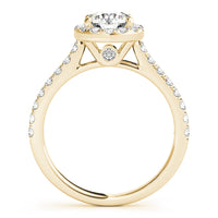 Lana - Halo Diamond Engagement Ring in Yellow Gold thumbnail 3