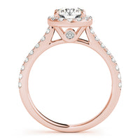 Lana - Halo Diamond Engagement Ring in Rose Gold thumbnail 2