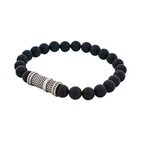 Black Agate Bead Bracelet thumbnail 3