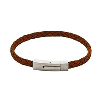 Calabria Braided Suede & Steel Bracelet thumbnail 4