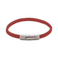 Calabria Braided Suede & Steel Bracelet thumbnail 2