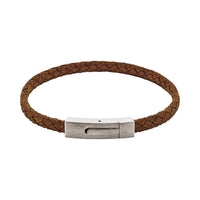 Calabria Braided Suede & Steel Bracelet thumbnail 5