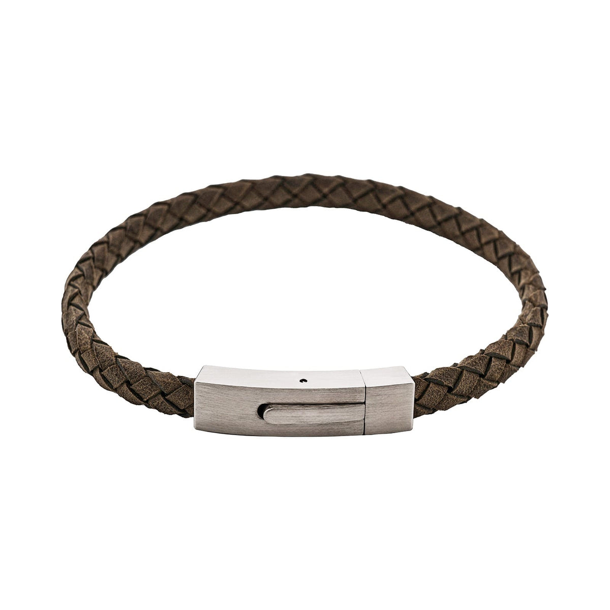Calabria Braided Bracelet — Flint — view 6