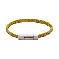 Calabria Braided Suede & Steel Bracelet thumbnail 7