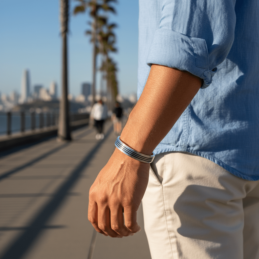 On wrist — view 2