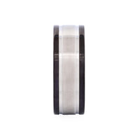 Black Ion-Plated Carbon Fibre Look Ring thumbnail 1