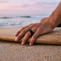 Black Tyre Pattern Ring thumbnail 2