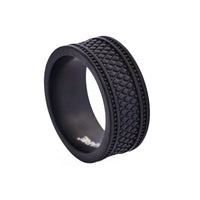 Black Pattern Ring thumbnail 3