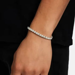 9.50 Carat, Moissanite Tennis Bracelet - A Timeless Treasure. 4.0mm Wide