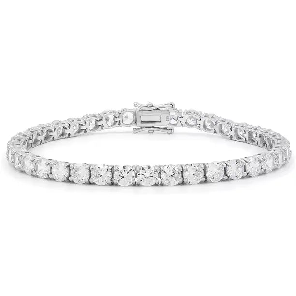 9.50 Carat, Moissanite Tennis Bracelet - A Timeless Treasure. 4.0mm Wide