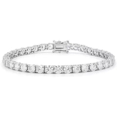 9.50 Carat, Moissanite Tennis Bracelet - A Timeless Treasure. 4.0mm Wide