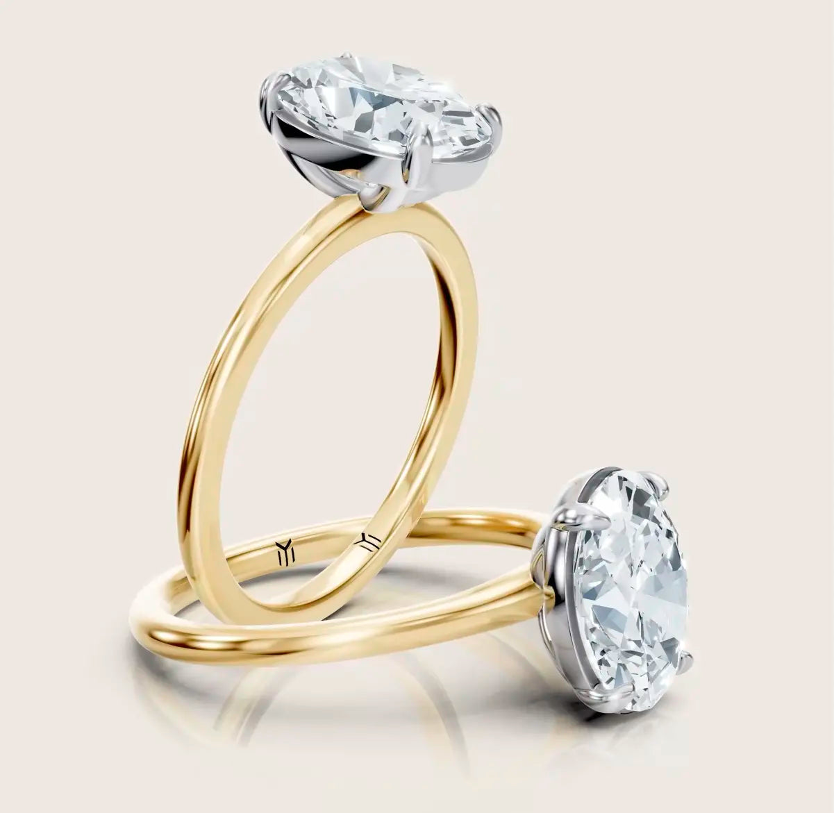 Alcina - stunning oval cut diamond solitaire ring by Monroe Yorke Diamonds 