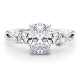 The Alma: 2.40 CTW Signature Oval Lab Diamond Engagement Ring