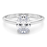 Amber 2.00 Carat Oval Lab Grown Diamond Ring. An Incredible Statement Piece - Monroe Yorke Diamonds