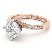Arbella Diamond Engagement Ring – A Unique Swinging Pave Design