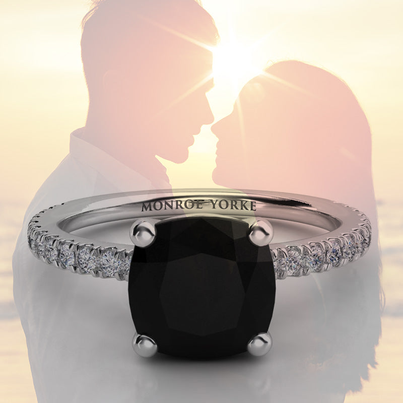 Best black diamond engagement rings from Monroe Yorke Diamonds