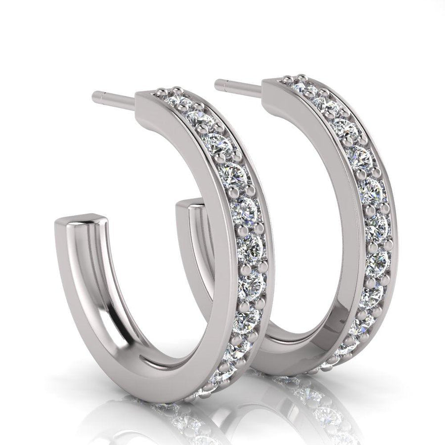 Blaze - Diamond Huggie Earrings