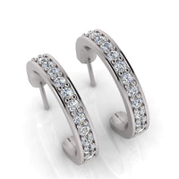 Blaze - Diamond Huggie Earrings thumbnail 2