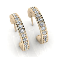 Blaze - Diamond Huggie Earrings thumbnail 4