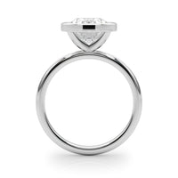 Briar — Oval Bezel Lab Grown Diamond Engagement Ring thumbnail 9