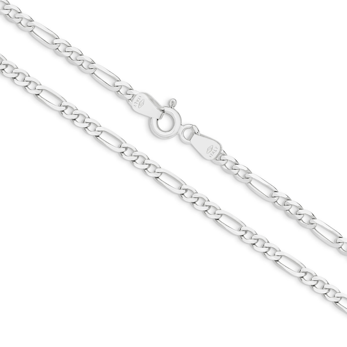 Flat Diamond Cut Figaro 1+3 2.4mm