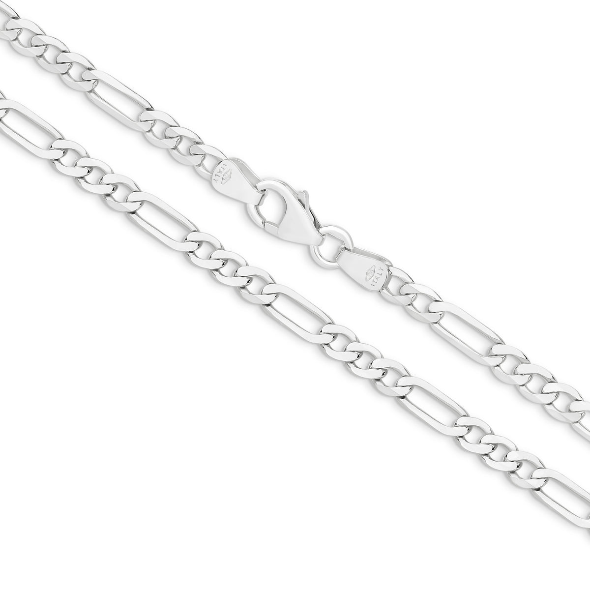 Flat Diamond Cut Figaro 1+3 3.06mm