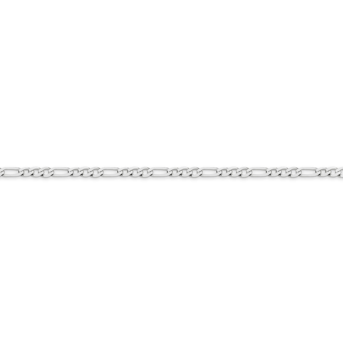 Flat Diamond Cut Figaro 1+3 3.06mm