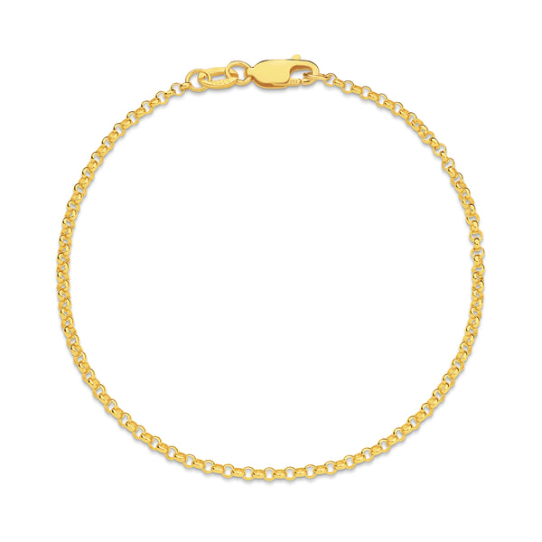 Belcher 2.04mm Bracelet 18ct Yellow Gold