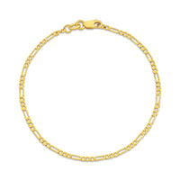 Diamond Cut Figaro 1.92mm Bracelet thumbnail 1