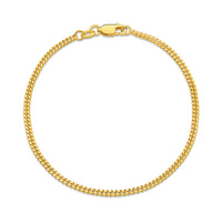 Diamond Cut Curb 2.16mm Bracelet thumbnail 1