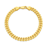 Diamond Cut Curb 7.16mm Bracelet thumbnail 1
