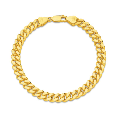 Diamond Cut Curb 7.16mm Bracelet
