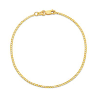 Diamond Cut Flat Curb 1.54mm Bracelet thumbnail 1