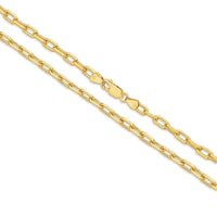 Diamond Cut Paper Clip 3.74mm Bracelet thumbnail 2