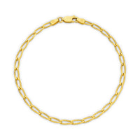 Diamond Cut Flat Curb Long 2.8mm Bracelet thumbnail 1