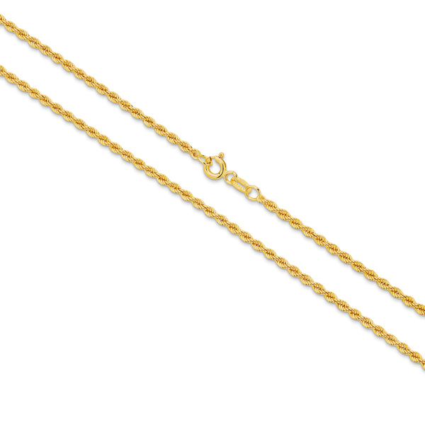 Hollow Diamond Cut Rope 2.18mm