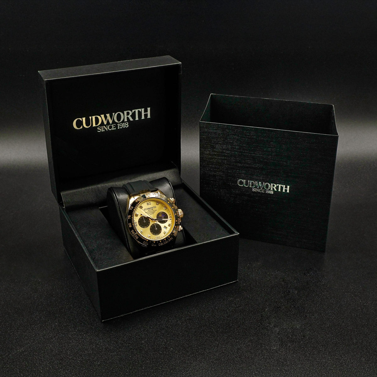 Apex Chronograph Gold — presentation box — view 4
