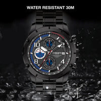 Velocity Chronograph Watch — Black Steel thumbnail 6