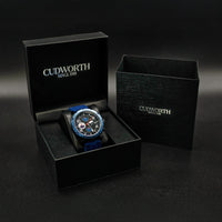 Velocity Chronograph Watch — Blue Black & Silicone thumbnail 4