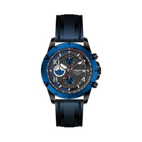 Velocity Chronograph Watch — Blue Black & Silicone thumbnail 1