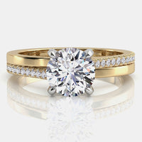 Calida - Unique Diamond Halo Ring thumbnail 6
