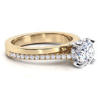 Calida - Unique Diamond Halo Ring thumbnail 9